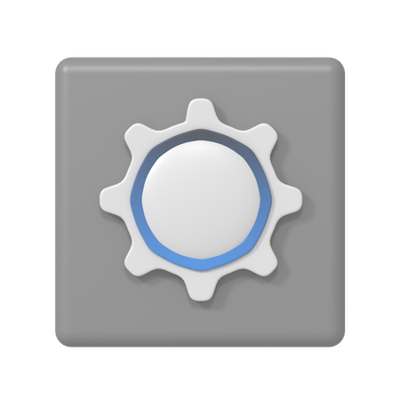 Configurações  3D Icon