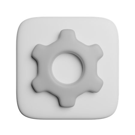 Configurações  3D Icon