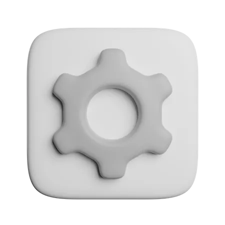 Configurações  3D Icon