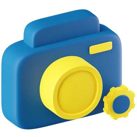 Configurações da câmera  3D Icon