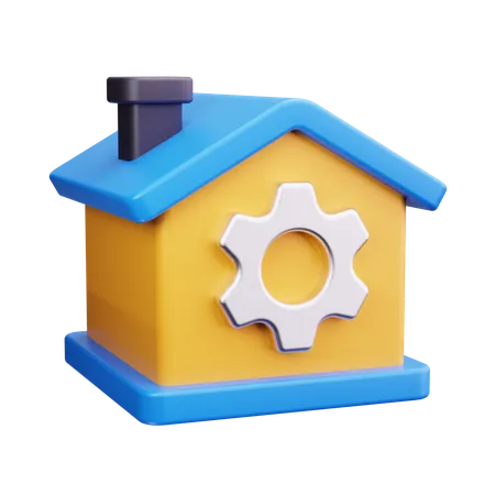 Configurações da casa  3D Icon