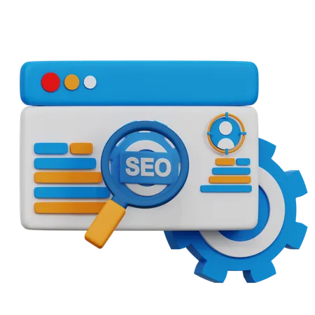 Configurações de SEO  3D Icon