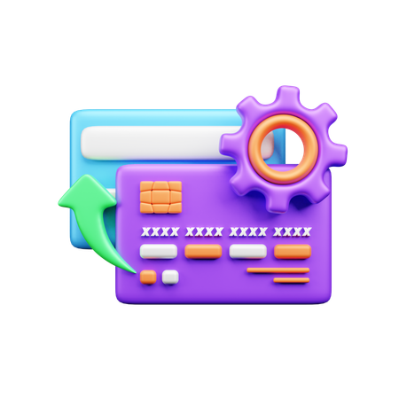 Configurações do cartão  3D Icon