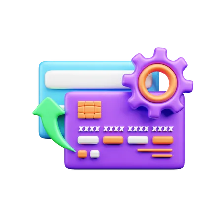 Configurações do cartão  3D Icon