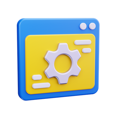 Configurações do navegador  3D Icon