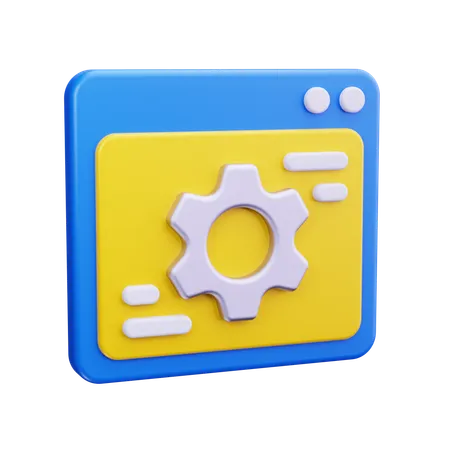 Configurações do navegador  3D Icon