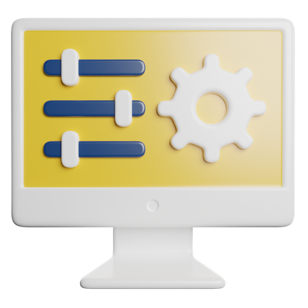 Configuration  3D Icon