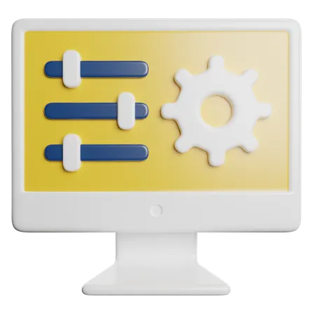 Configuration  3D Icon