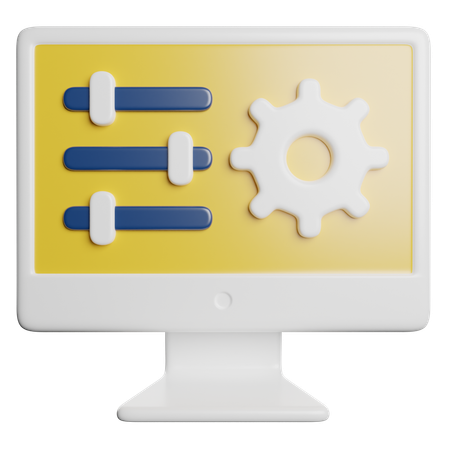 Configuration  3D Icon