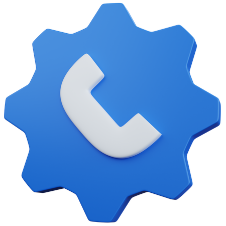 Configuration Call  3D Icon