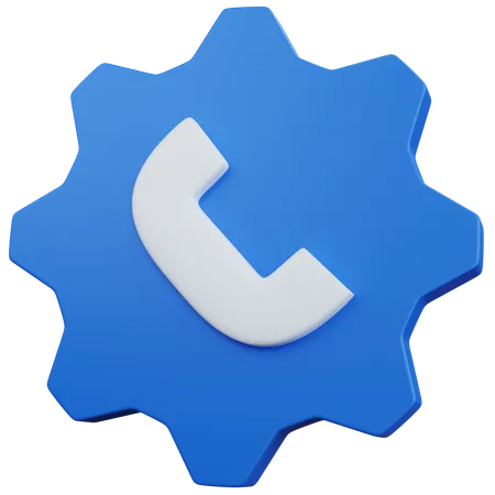 Configuration Call  3D Icon