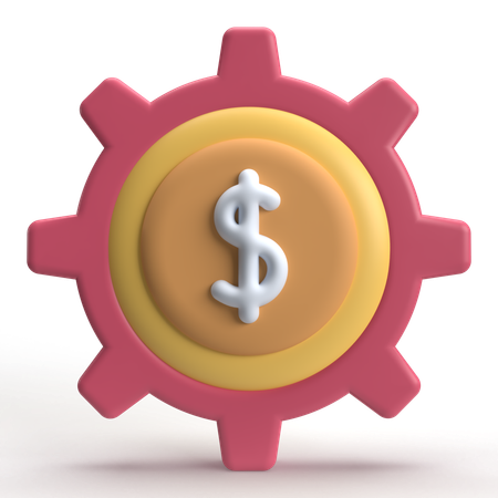 Configuration en dollars  3D Icon