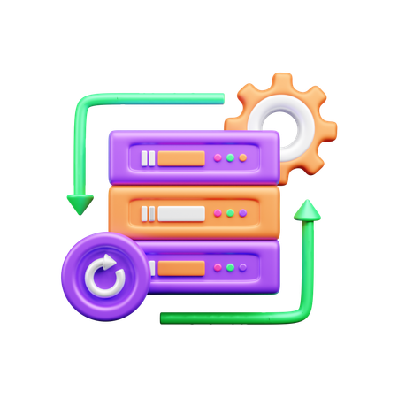 Configuration du serveur  3D Icon