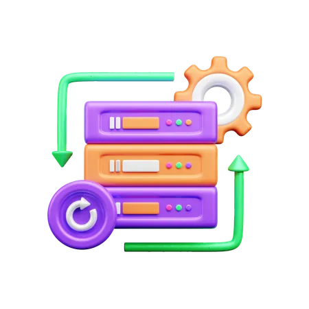 Configuration du serveur  3D Icon