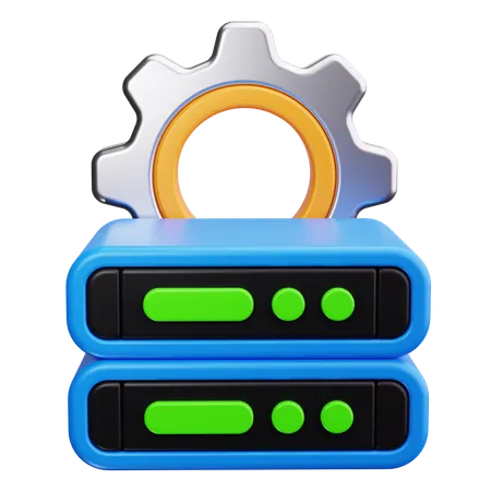 Configuration du serveur  3D Icon