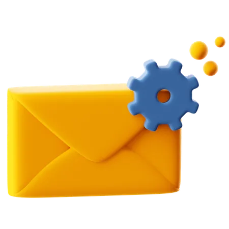 구성 메일  3D Icon