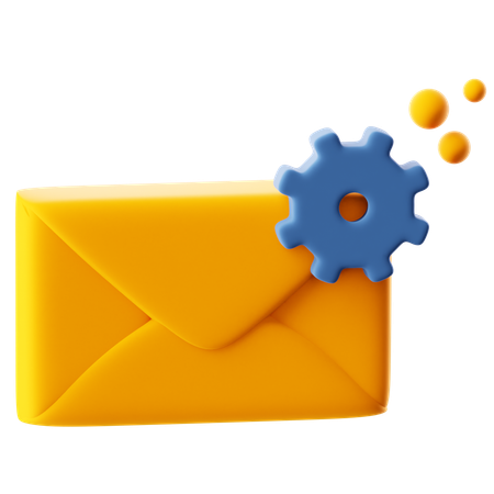 Configuration Mail  3D Icon