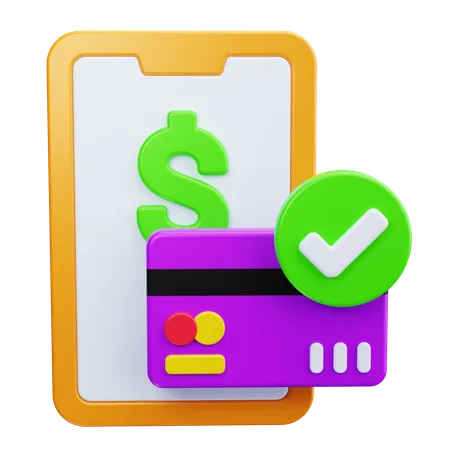 Confirmation de paiement  3D Icon