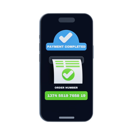Confirmation de paiement  3D Icon
