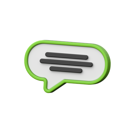 Confirmation message from seller.  3D Icon