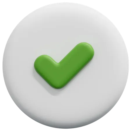 확인됨  3D Icon