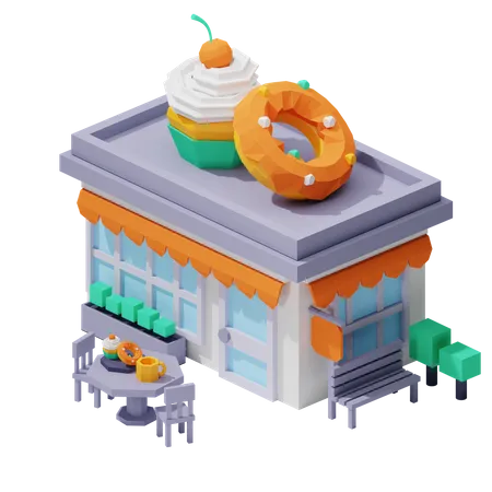 Confiserie  3D Icon