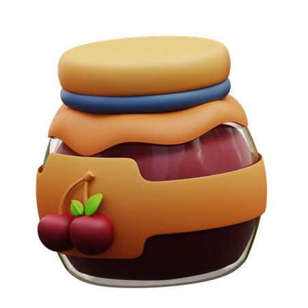 Confiture de cerises  3D Icon