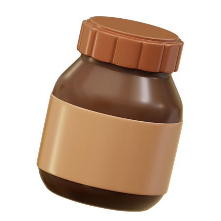 Confiture de chocolat  3D Icon