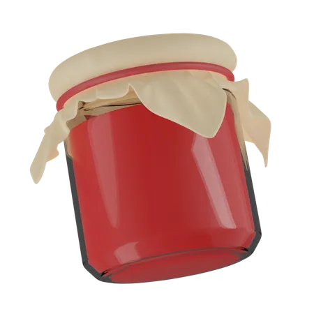 Confiture de fraise  3D Icon