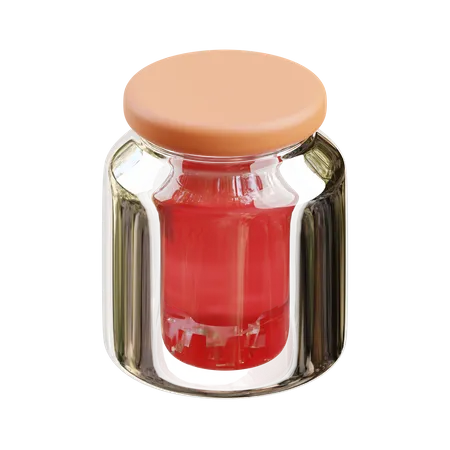 Confiture de fraise  3D Icon