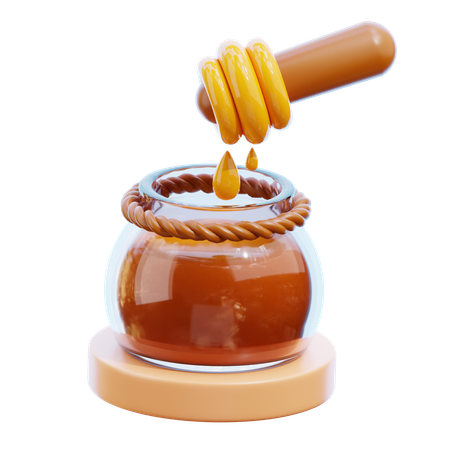 Confiture de miel  3D Icon