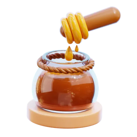 Confiture de miel  3D Icon