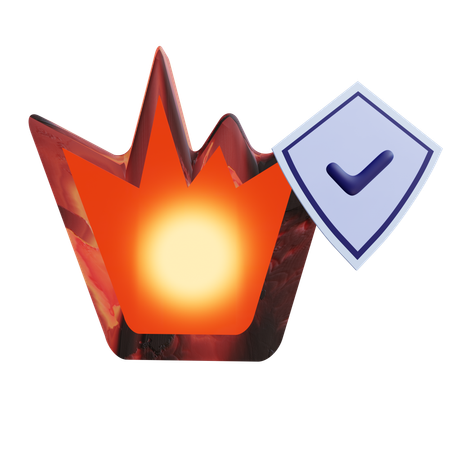 큰 화재  3D Icon