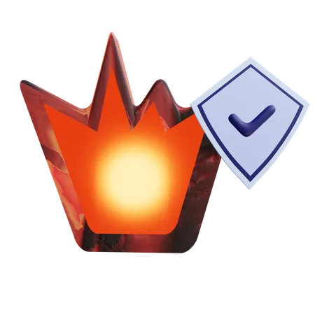 大火事  3D Icon