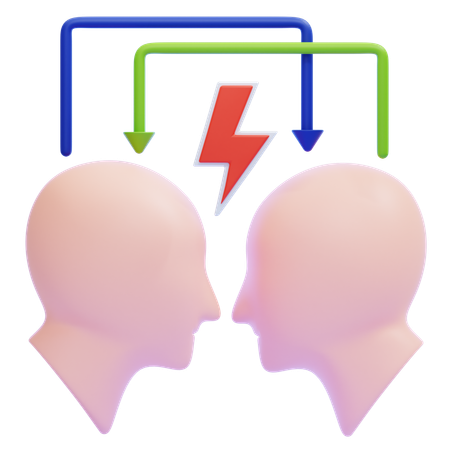 이해상충  3D Icon