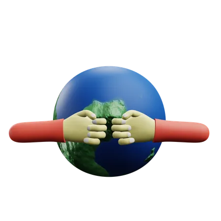 Conflicto global  3D Icon