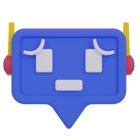 Confondre le chatbot  3D Icon