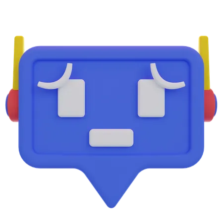 Confondre le chatbot  3D Icon