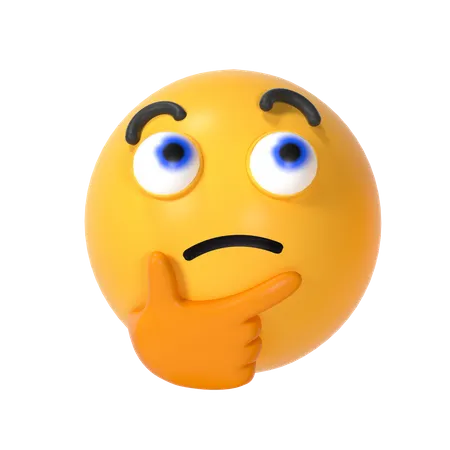 Confundido  3D Emoji