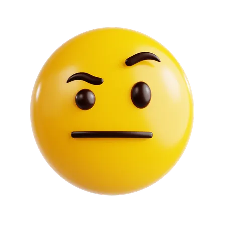 Emoji confus  3D Icon