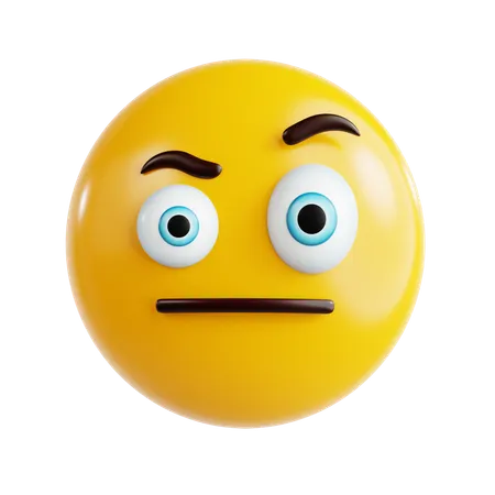 Emoji confus  3D Icon