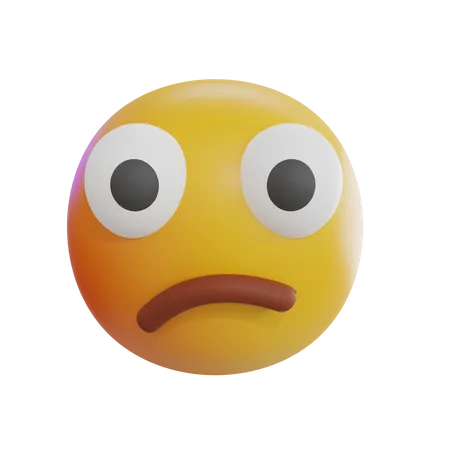 Emoji confus  3D Icon