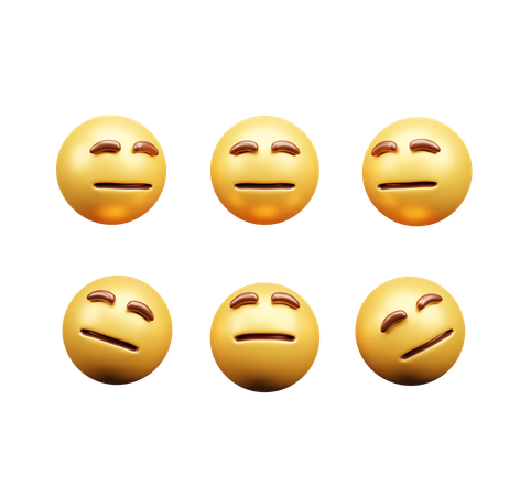 Confused emoji  3D Icon