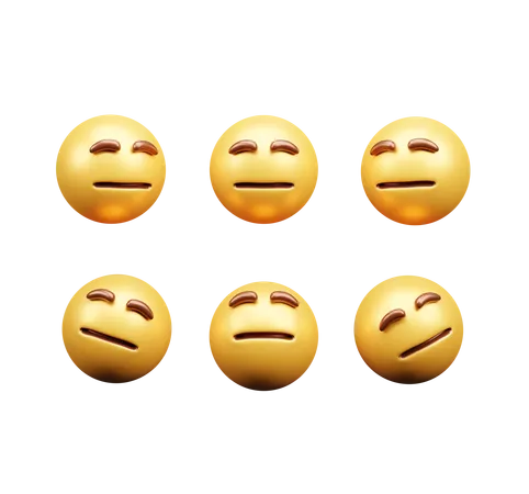 Confused emoji  3D Icon