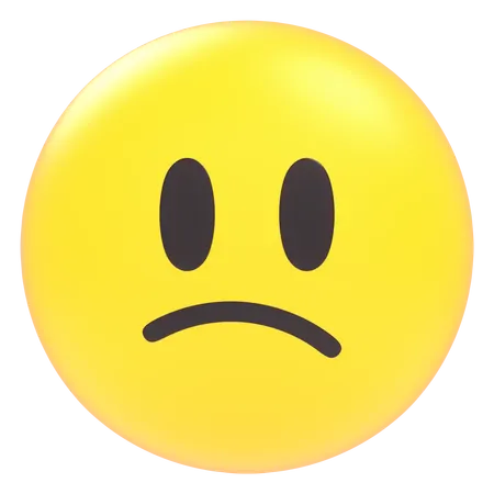 Confused Emoji  3D Icon