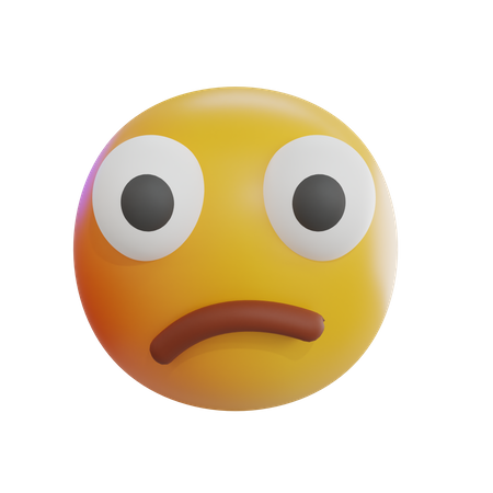 Confused Emoji  3D Icon