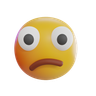 3d confused emoji logo