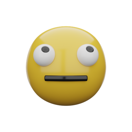 Confused Face  3D Emoji