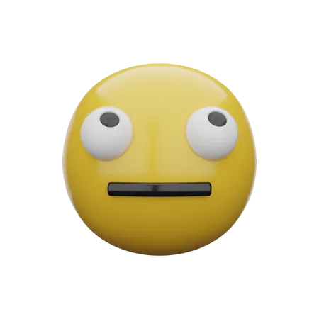 Confused Face  3D Emoji