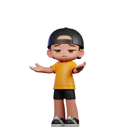 Confused Man  3D Icon